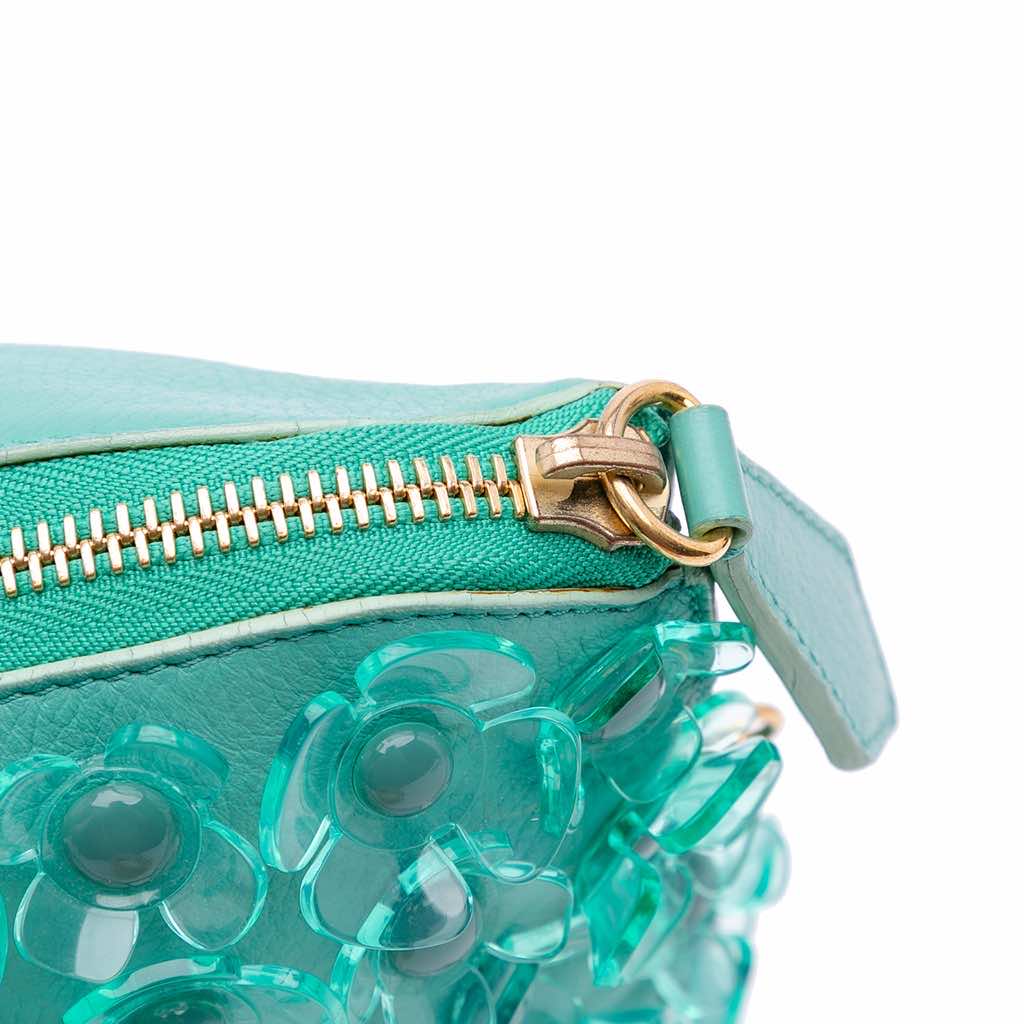 Burberry Leather The Petal Fold Over Crossbody - Image 10