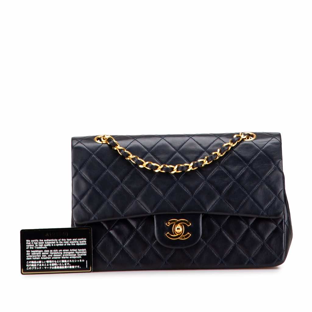Chanel Medium Classic Lambskin Double Flap - Image 14