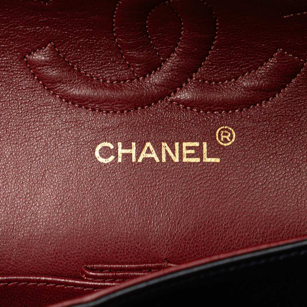 Chanel Medium Classic Lambskin Double Flap - Side view