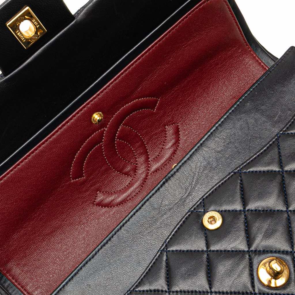 Chanel Medium Classic Lambskin Double Flap - Image 10