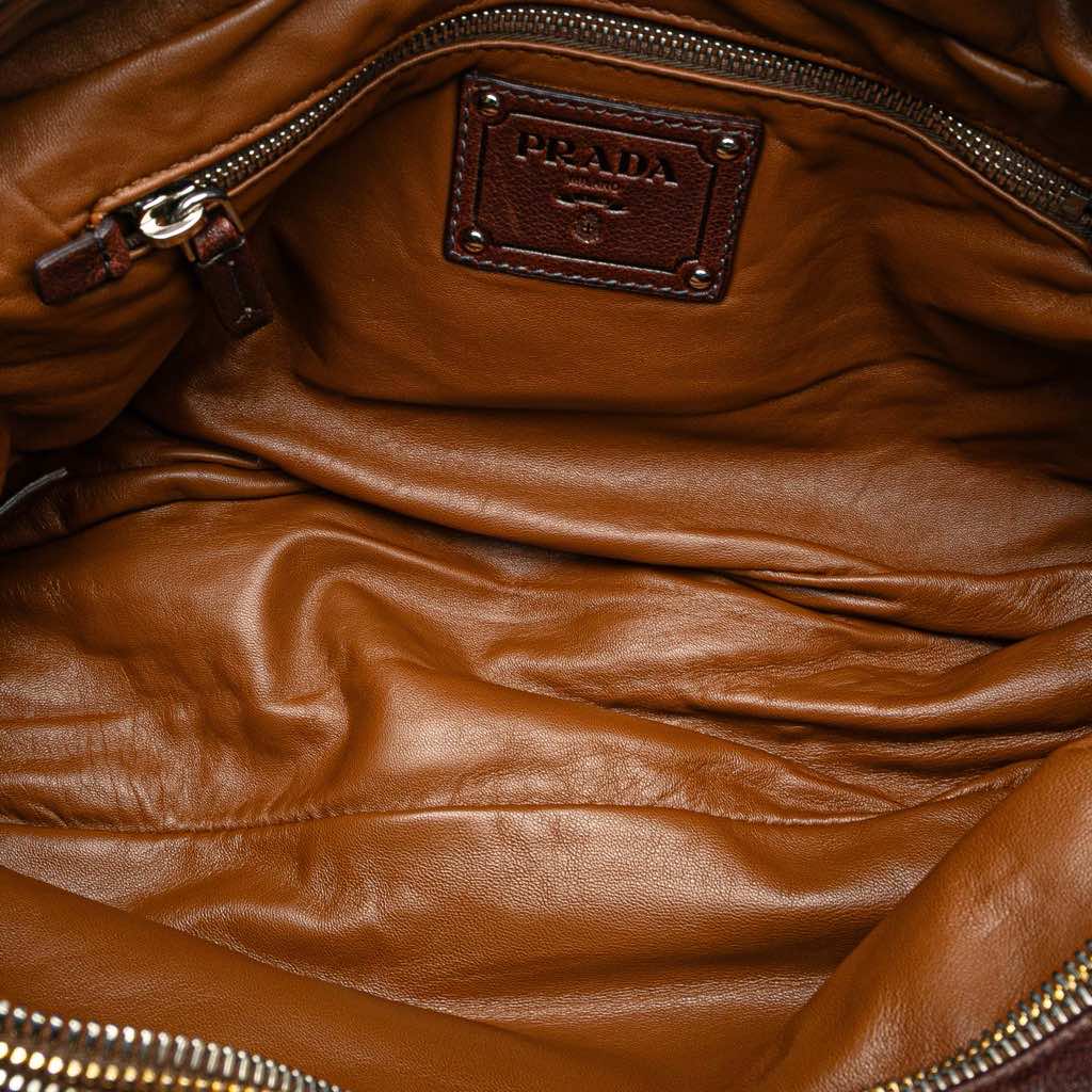 Prada Leather Zip Crossbody - 4