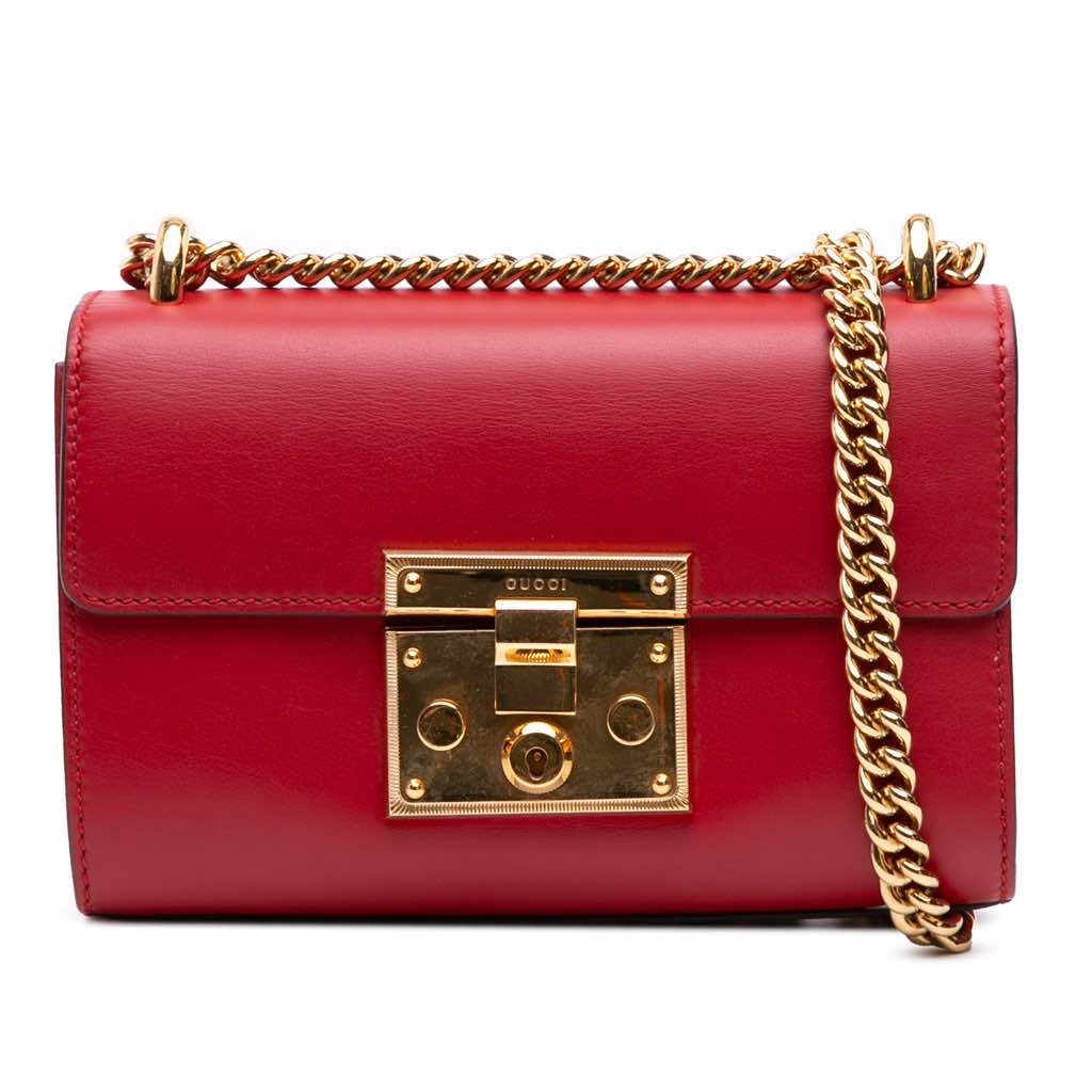 Gucci Small Leather Padlock Crossbody