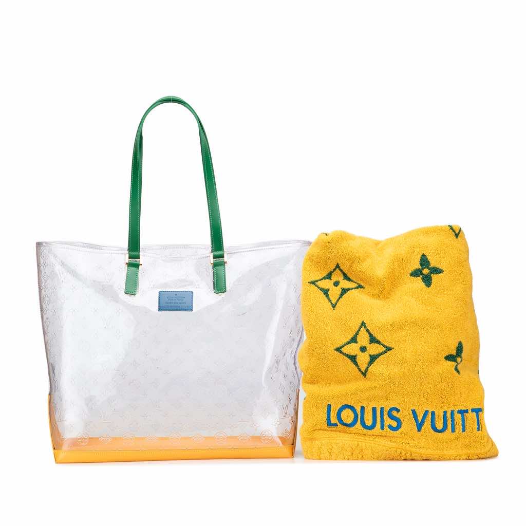 Louis Vuitton Limited Edition Brazil 500th Anniversary Monogram Vinyl Clear Cabas - Image 13