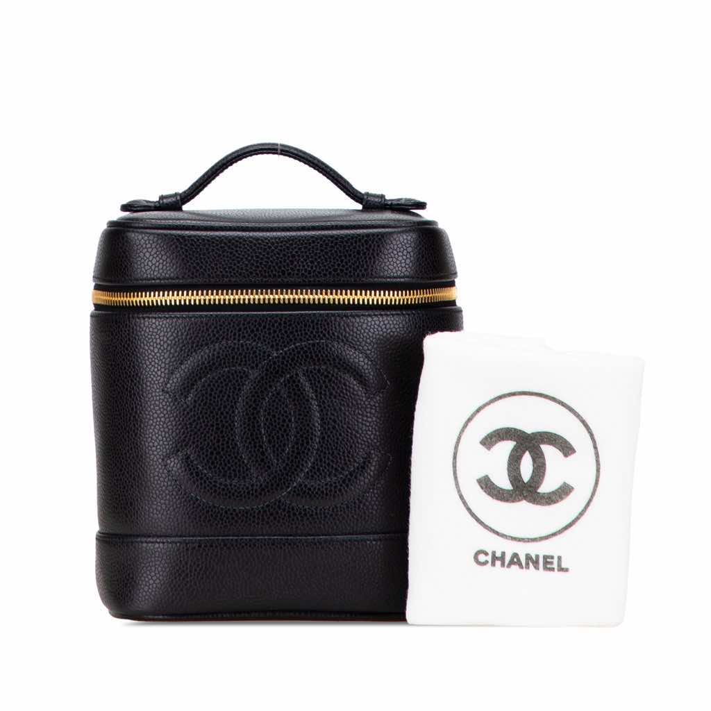 Chanel CC Caviar Vanity Case - Image 14