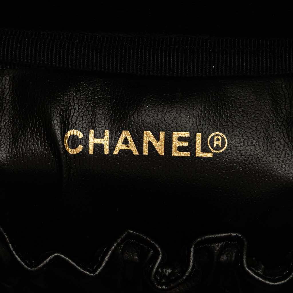 Chanel CC Caviar Vanity Case - Side view