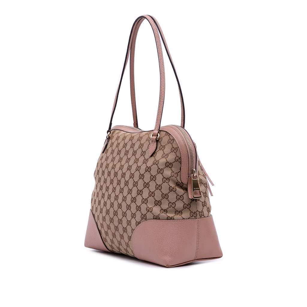 Gucci Medium GG Canvas Bree Dome Tote - Back view