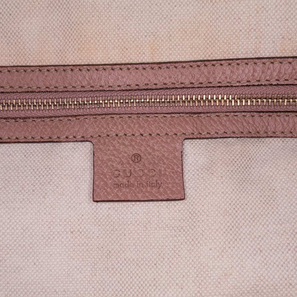 Gucci Medium GG Canvas Bree Dome Tote - Side view