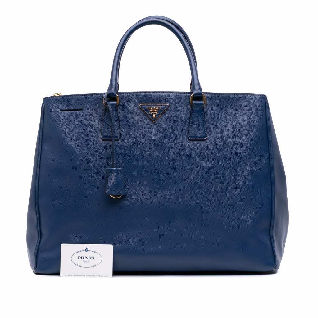 Prada Large Saffiano Lux Galleria Double Zip Satchel - Image 14