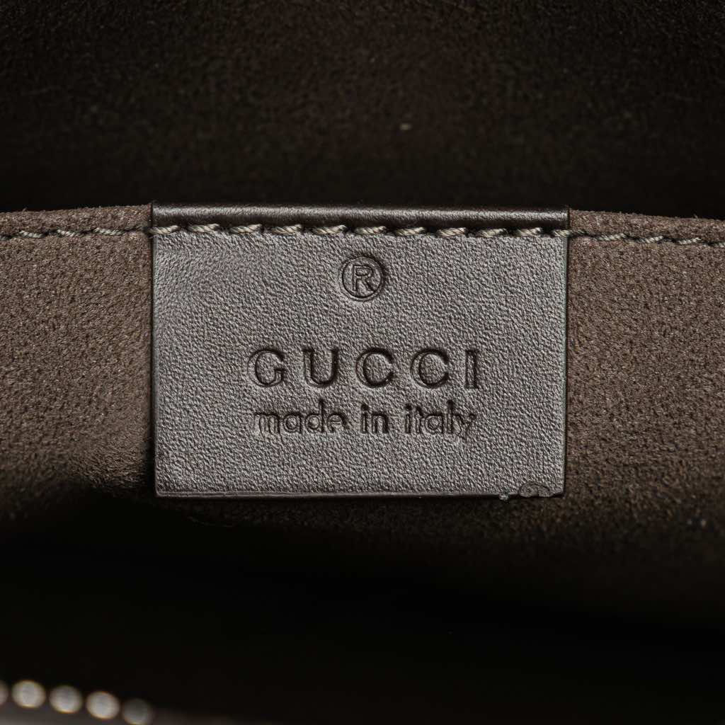 Gucci GG Supreme Web Clutch - Side view