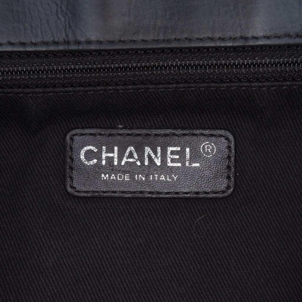 Chanel CC Quilted Washed Lambskin Studded Flap - 5