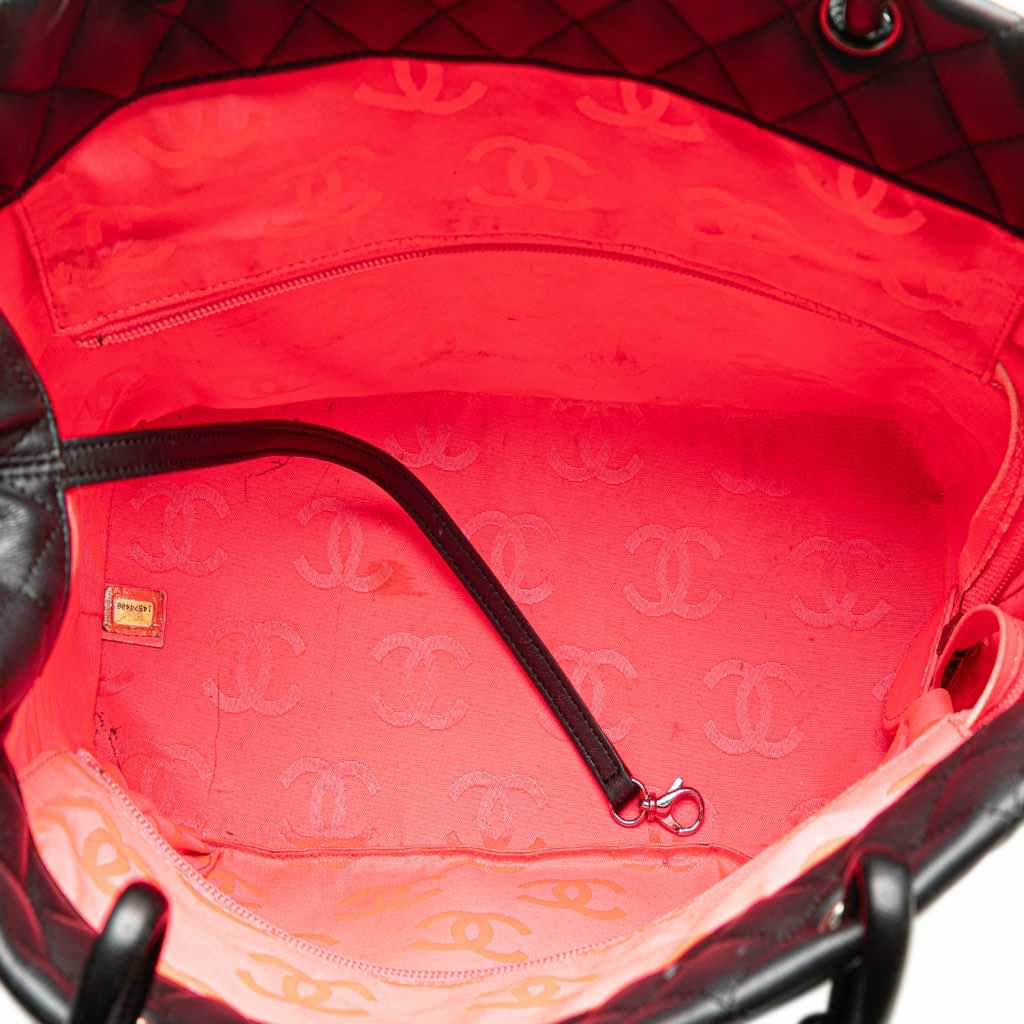 Chanel Large Quilted Calfskin Cambon Ligne Tote - 4