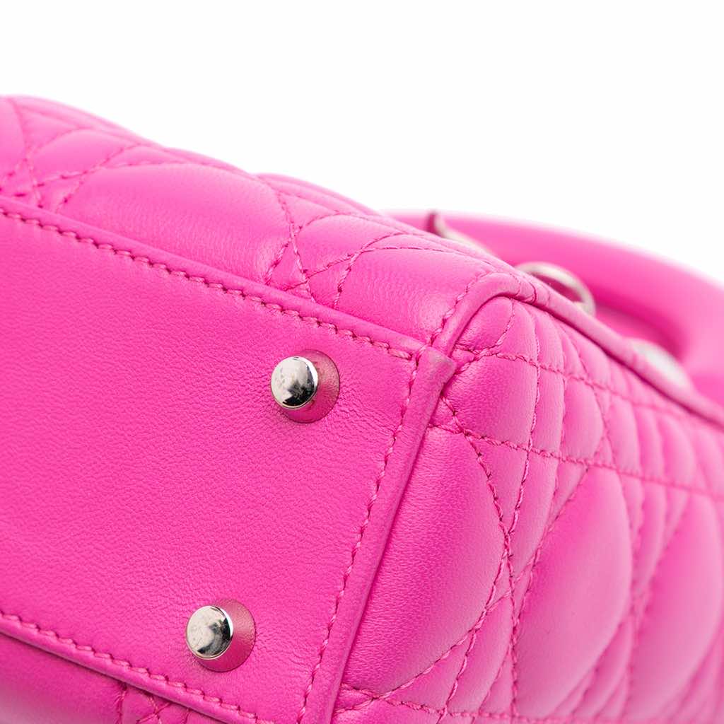 Dior Mini Lambskin Cannage Lady Dior - Detail 2