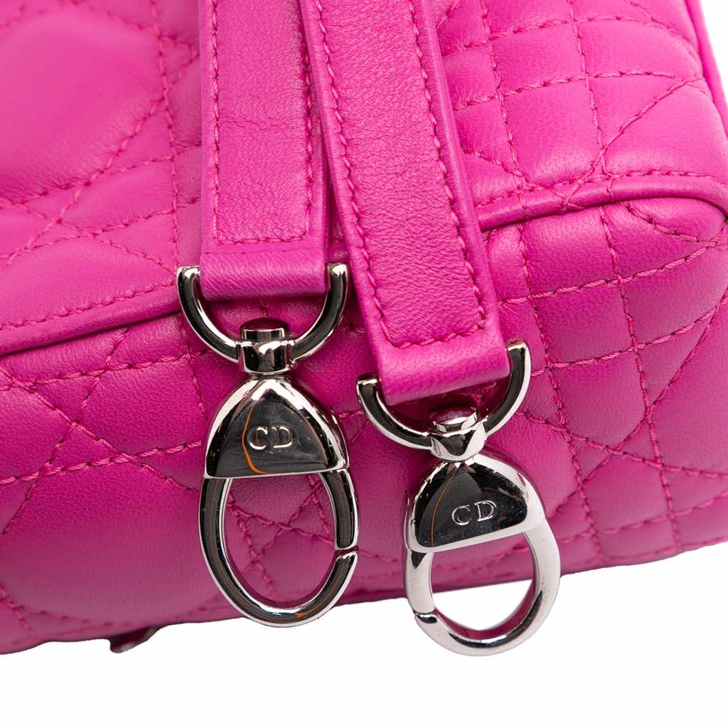 Dior Mini Lambskin Cannage Lady Dior - Image 12