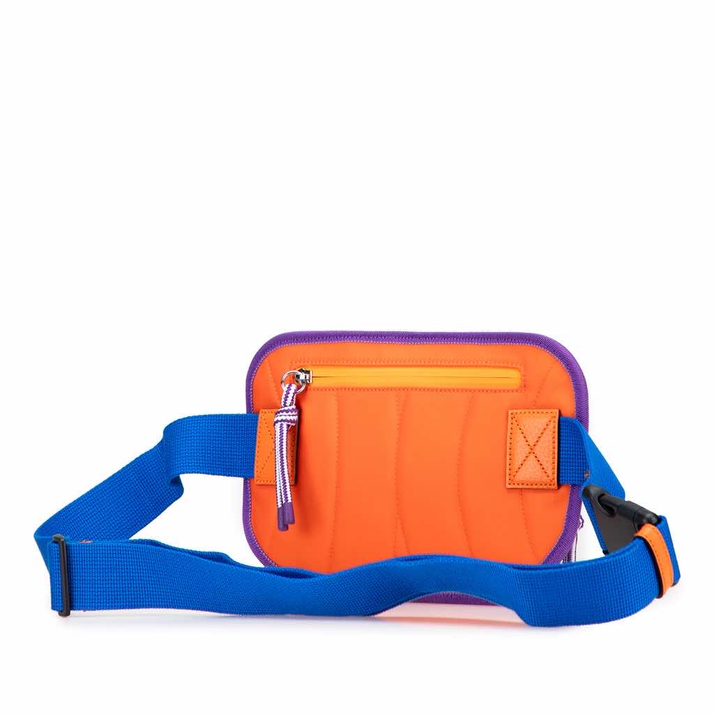 Gucci GG Nylon and Rubber Belt Bag - Back view