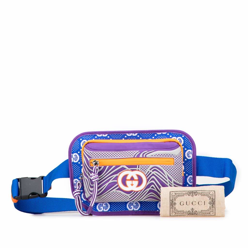 Gucci GG Nylon and Rubber Belt Bag - Image 13