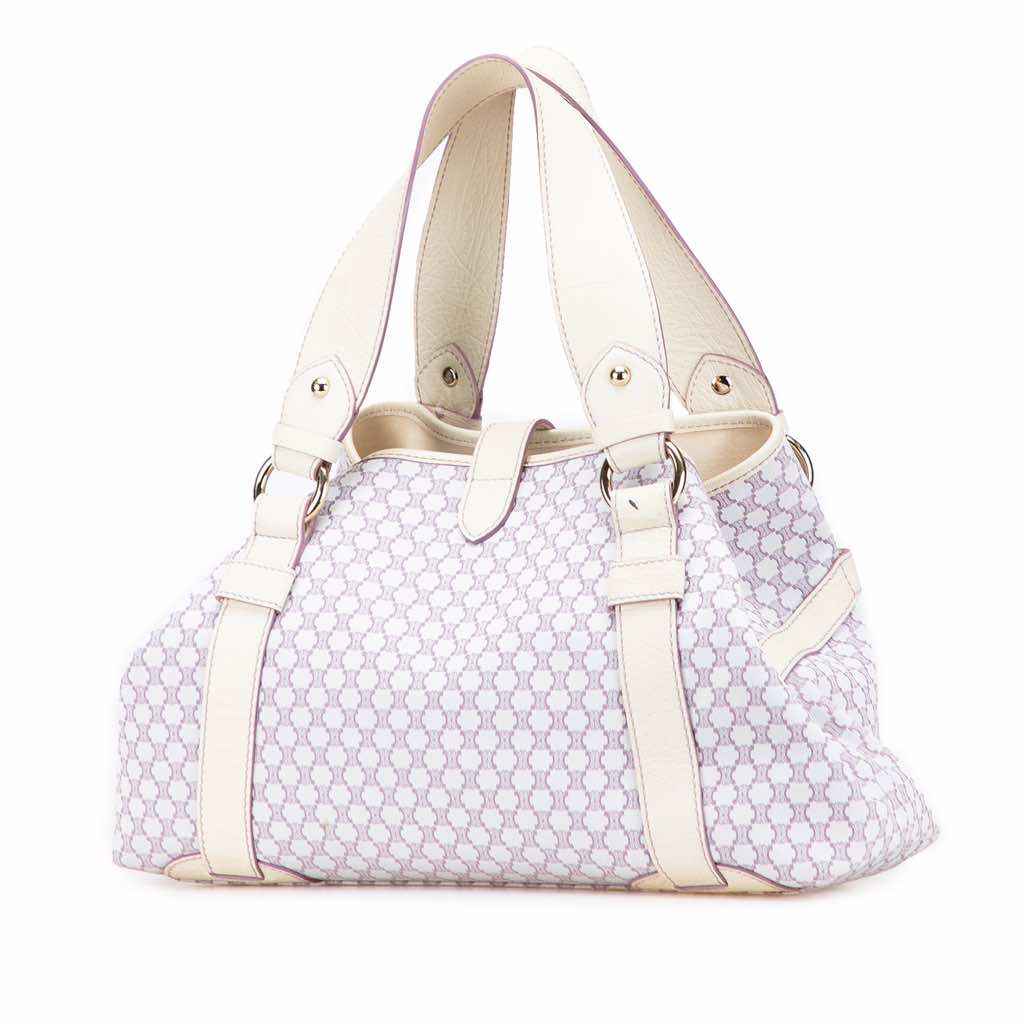 Celine Macadam Canvas Boogie Handbag - Back view