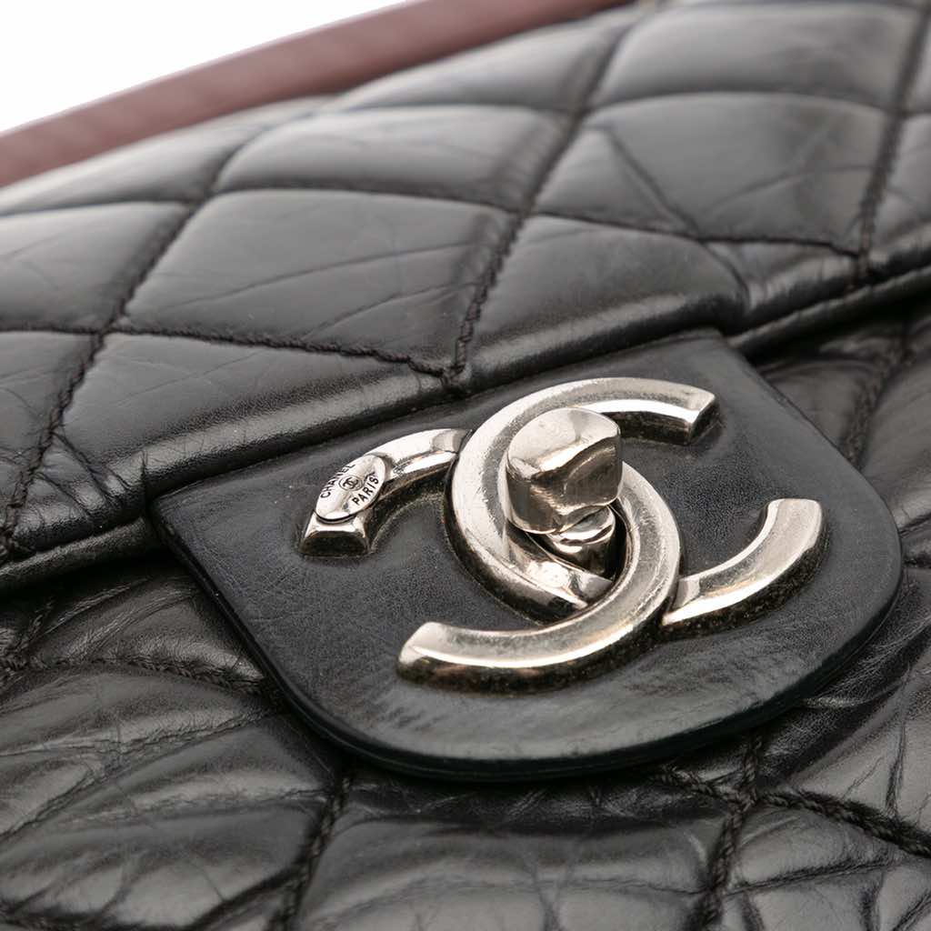 Chanel Jumbo Quilted Aged Calfskin Portobello Flap - Detail 2
