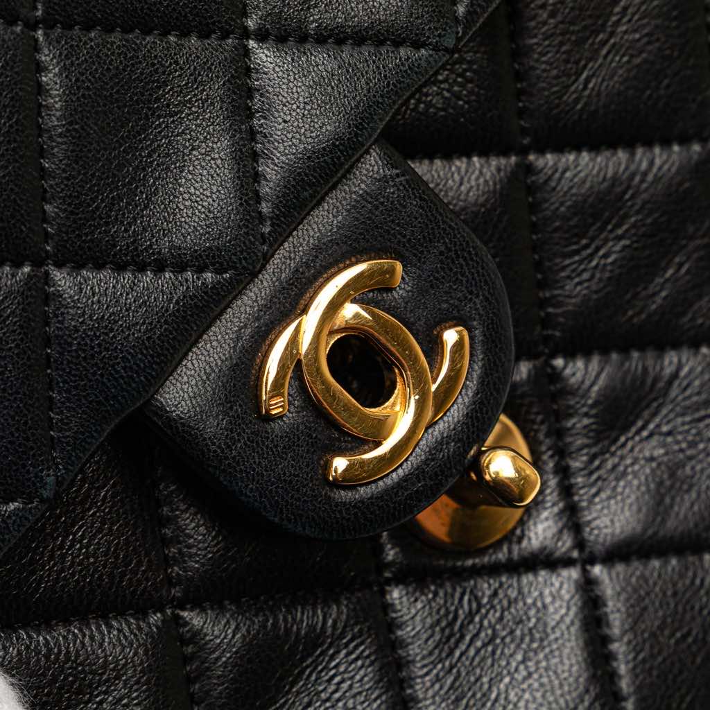 Chanel Mini Square Quilted Lambskin Single Flap - Image 11