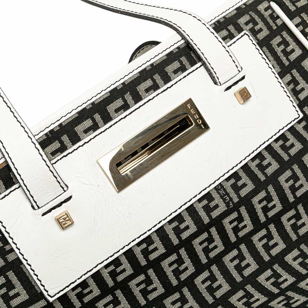 Fendi Zucchino Canvas Tote - Image 10