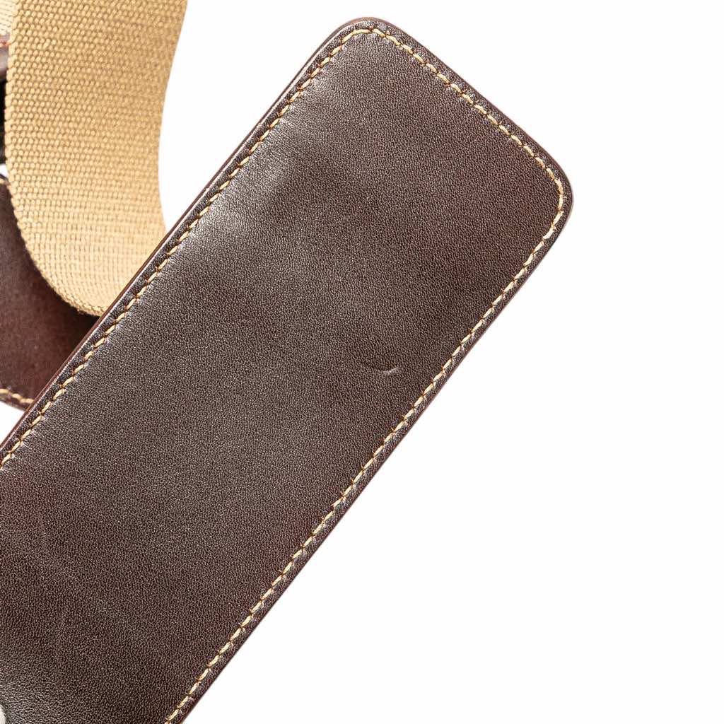 Prada Leather Trimmed Canvas Canapa Logo Satchel - Image 10