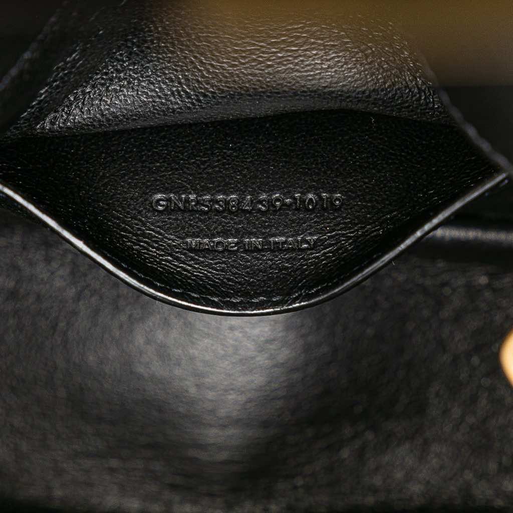 Saint Laurent Small Patent Monogram Tortoiseshell Vicky Chain Bag - Detail 1