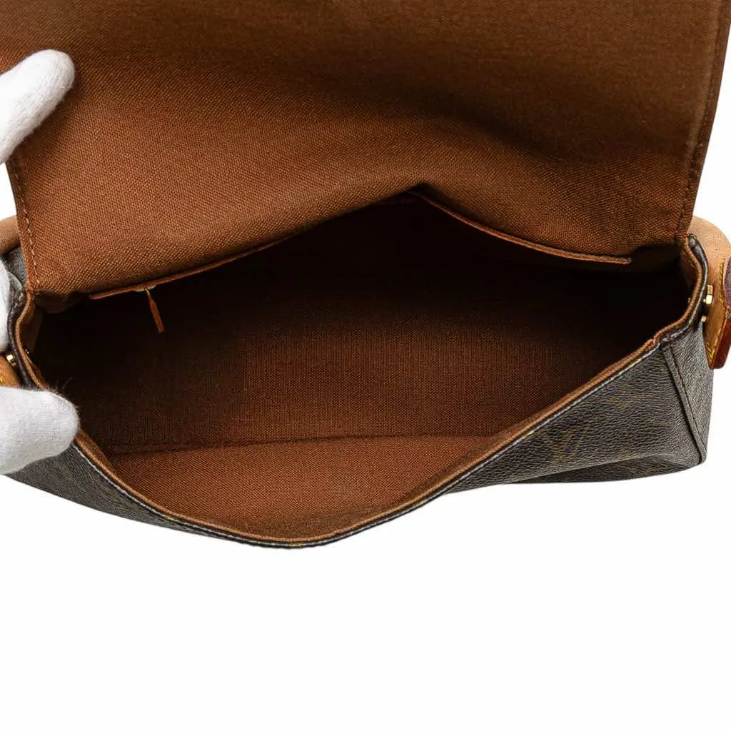 Louis Vuitton Monogram Mini Looping Brown Canvas Good - Model View