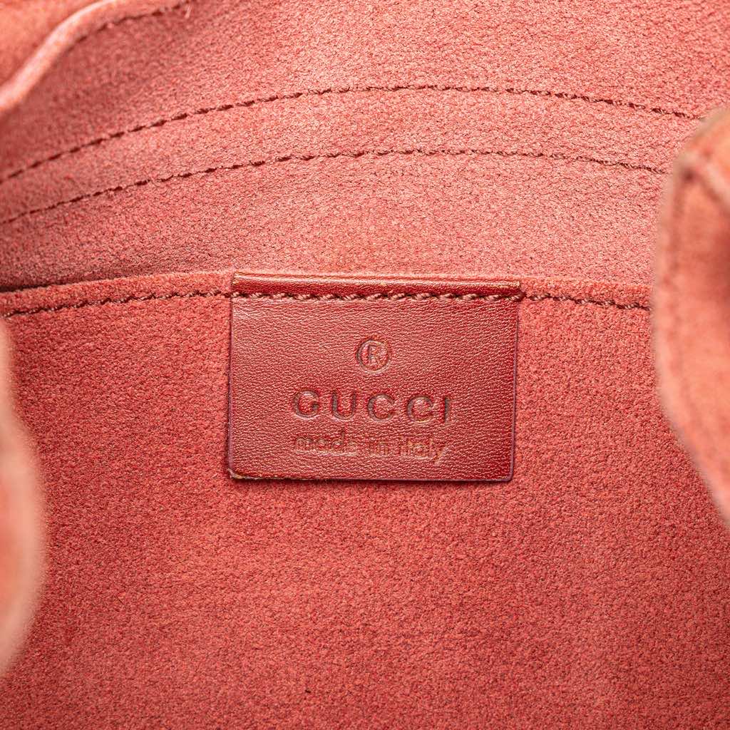 Gucci Suede Heart Shoulder Bag - 5