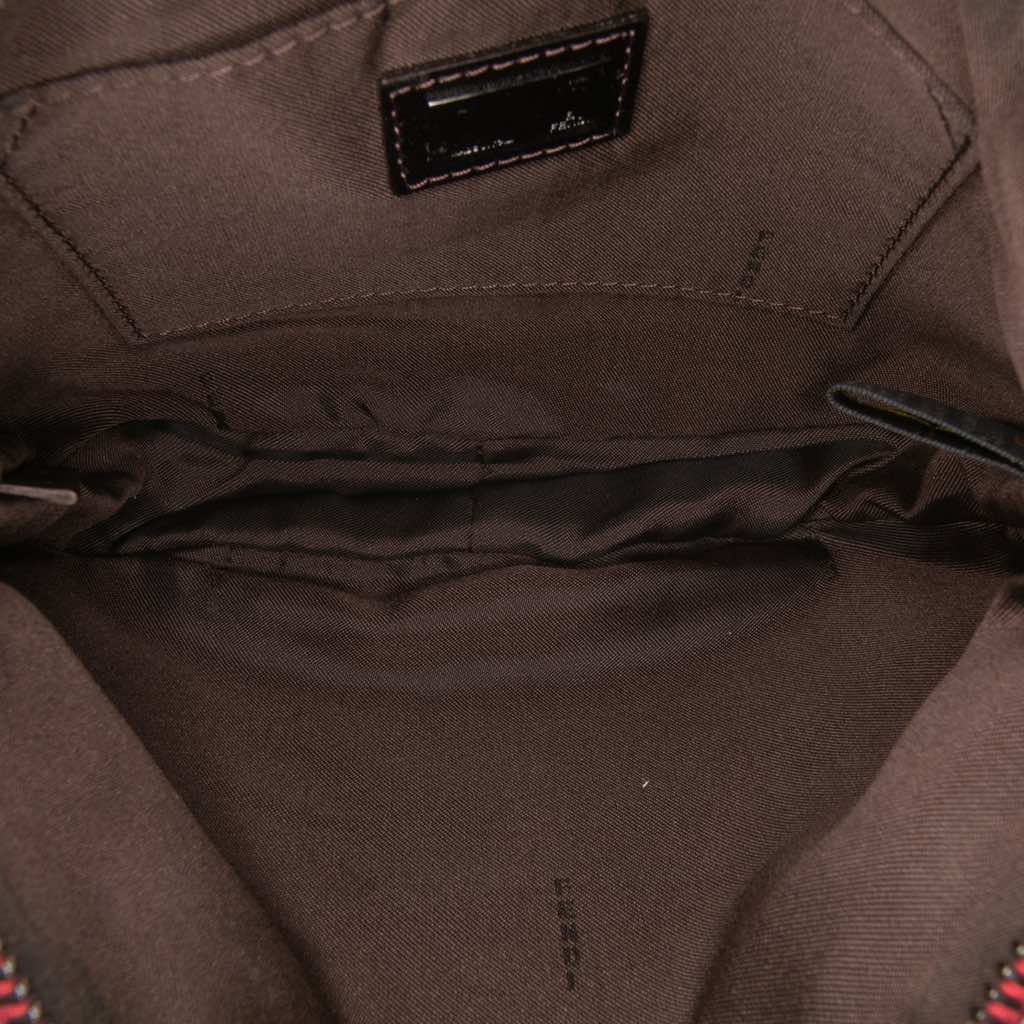 Fendi Zucchino Canvas Shoulder Bag - 4