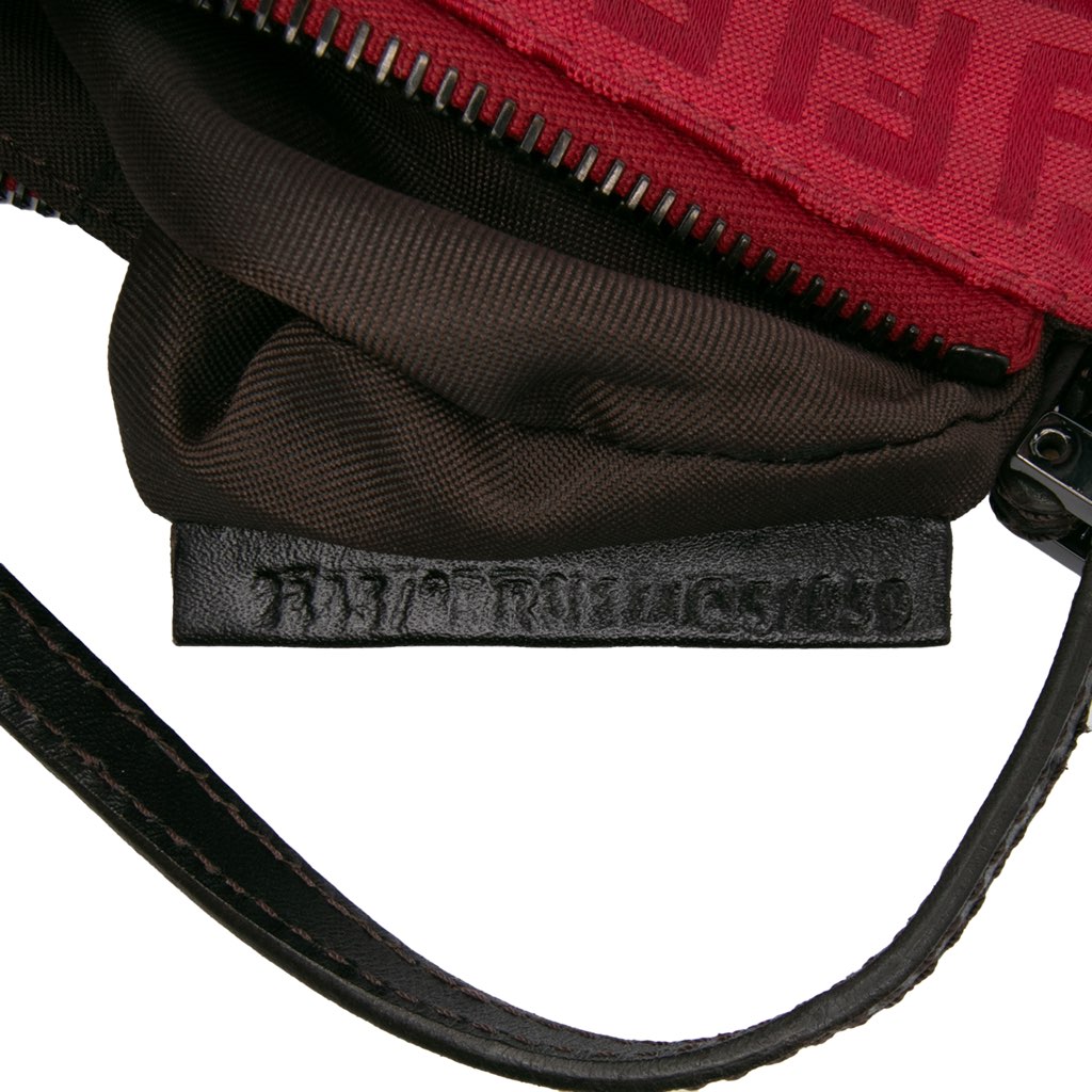 Fendi Zucchino Canvas Shoulder Bag - Detail 1