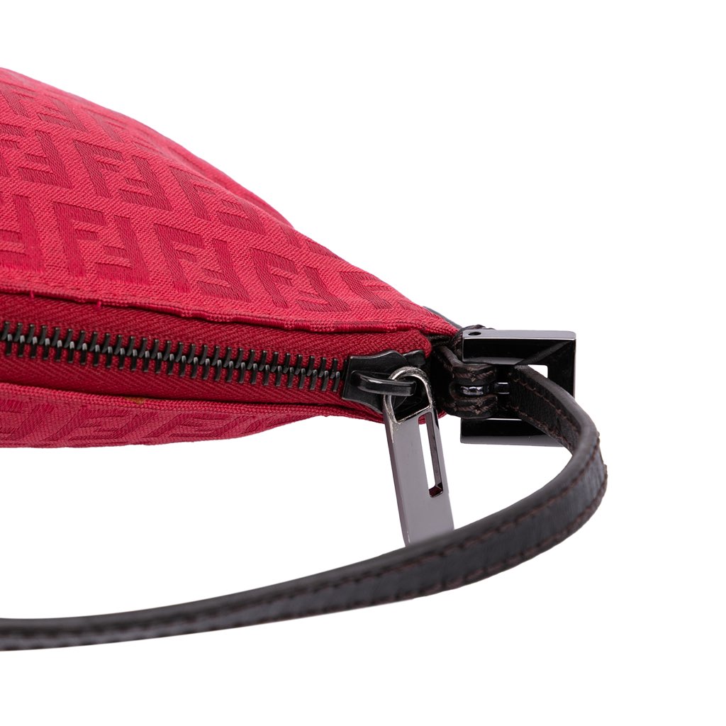 Fendi Zucchino Canvas Shoulder Bag - Image 10