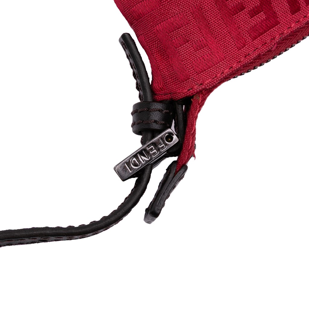 Fendi Zucchino Canvas Shoulder Bag - Image 11