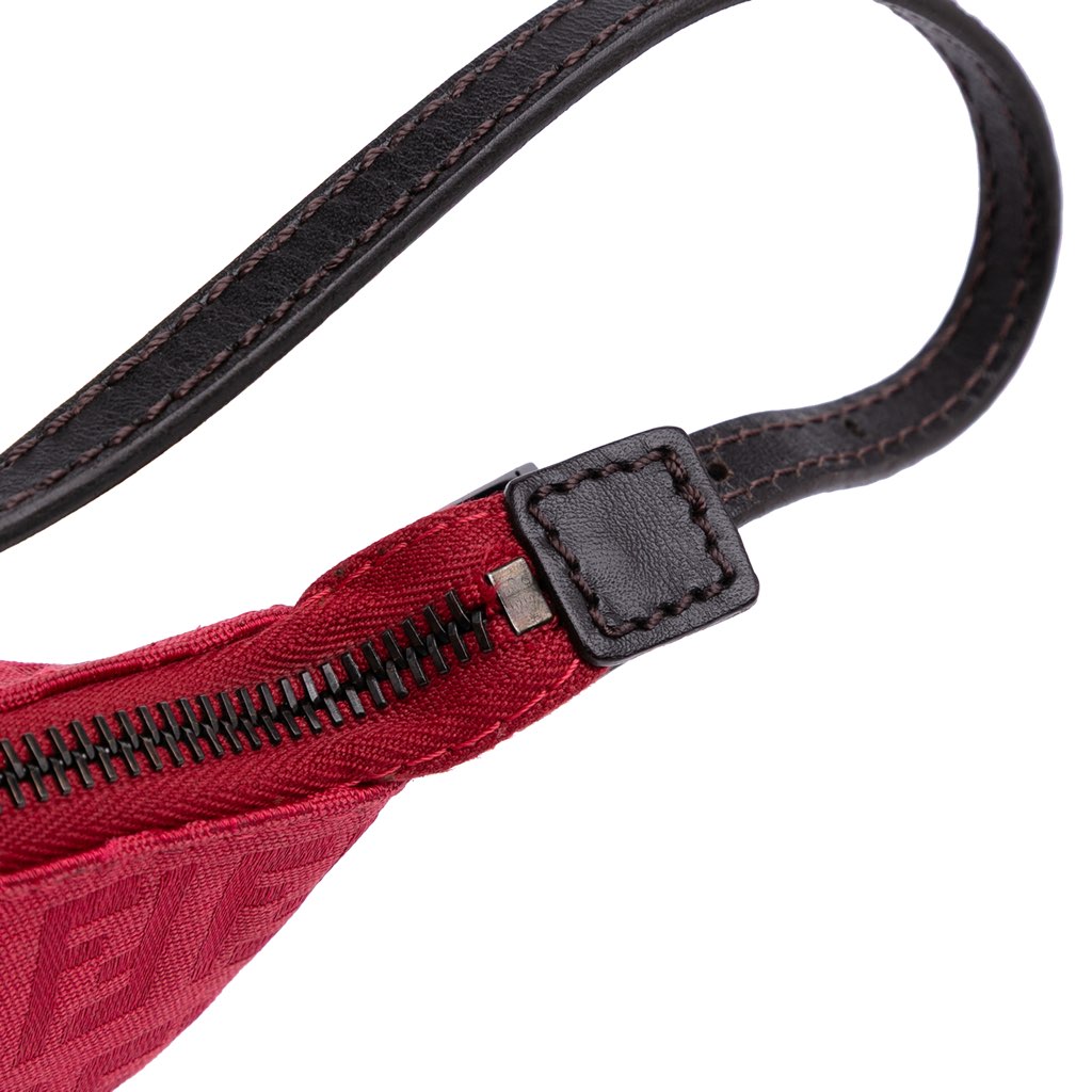 Fendi Zucchino Canvas Shoulder Bag - Image 12