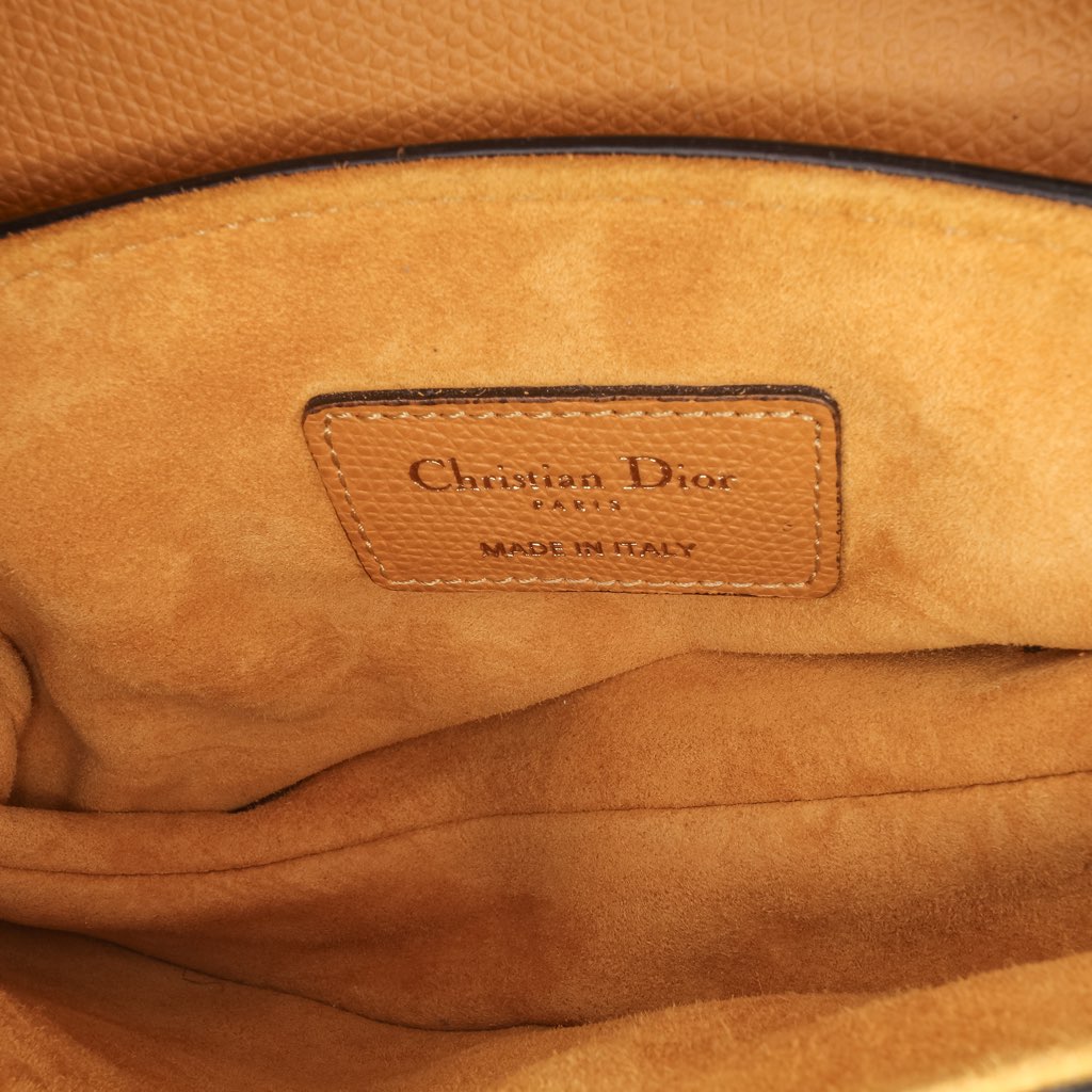 Dior Mini Grained Calfskin Saddle Bag - 4