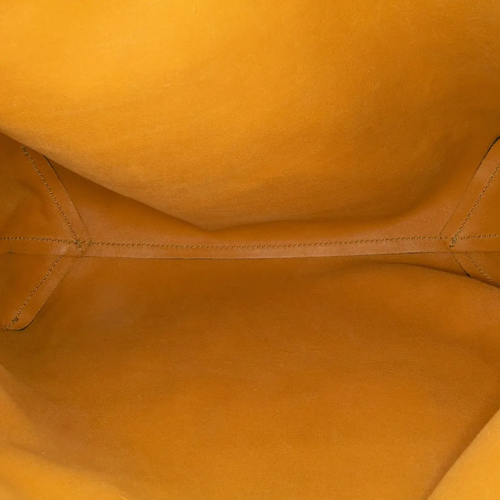 Gucci Small Leather Horsebit Park Avenue Tote Yellow Leather Good - Box View