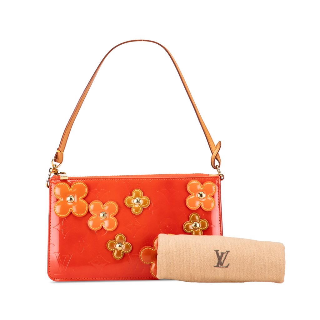 Louis Vuitton Monogram Vernis Fleurs Lexington Pochette - Image 13