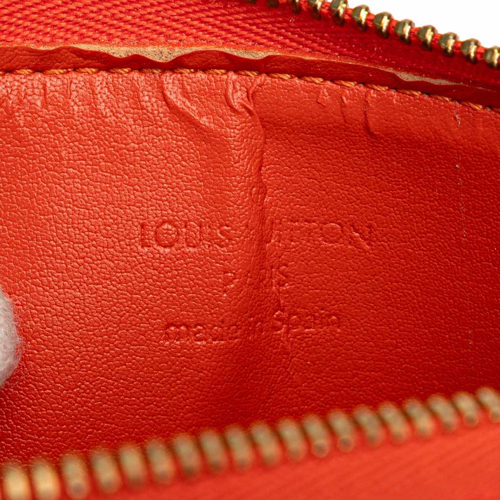 Louis Vuitton Monogram Vernis Fleurs Lexington Pochette - Side view