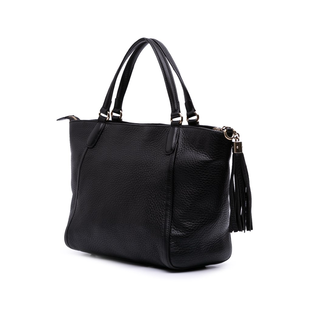 Gucci Small Pebbled Leather Soho Cellarius Satchel - 2