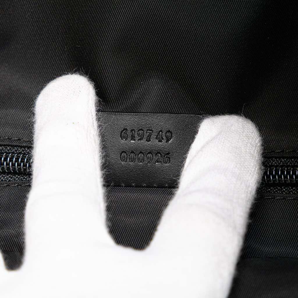 Gucci Canvas Techno Web Fold Over Backpack - Detail 1