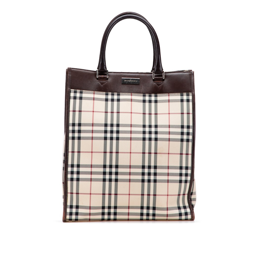 Burberry House Check Canvas Tote