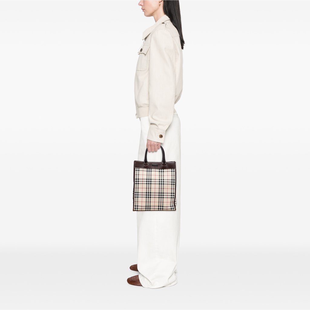 Burberry House Check Canvas Tote - Image 13