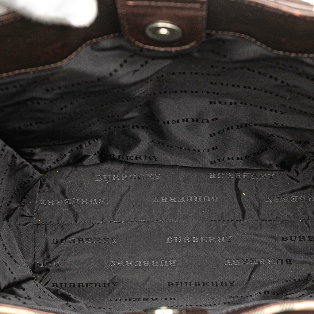 Burberry House Check Canvas Tote - 4