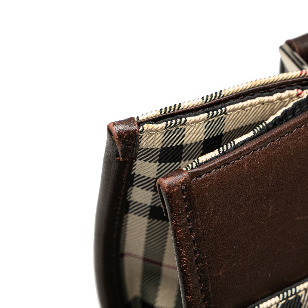 Burberry House Check Canvas Tote - Image 10