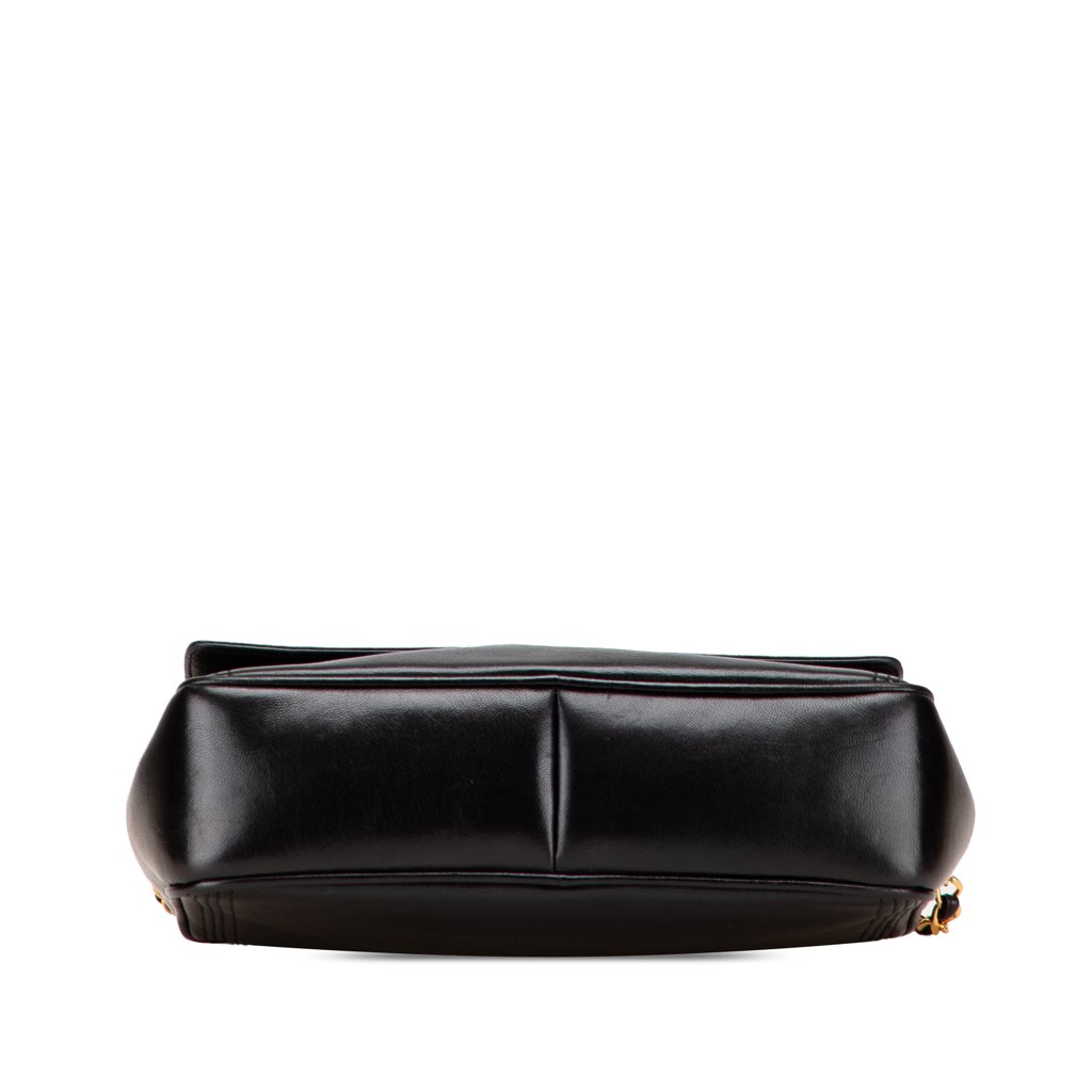 Chanel CC Quilted Lambskin Tassel Stitched Flap Crossbody - 3