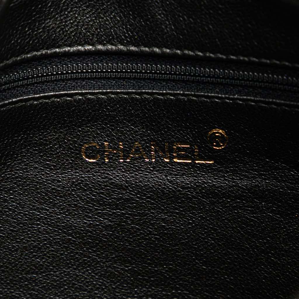 Chanel CC Quilted Lambskin Tassel Stitched Flap Crossbody - 5