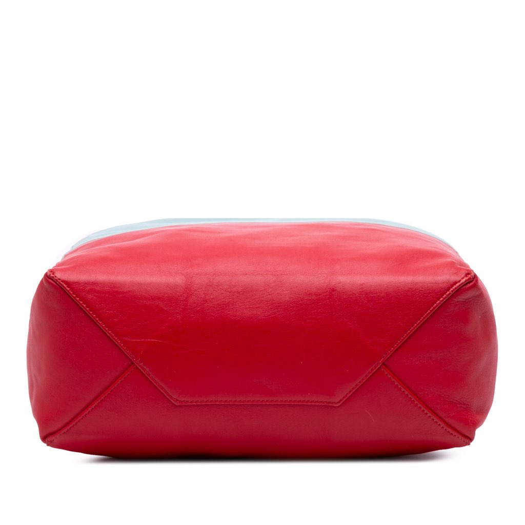 Celine Bicolor Leather Vertical Cabas Tote - Image 6