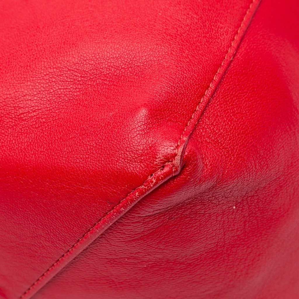 Celine Bicolor Leather Vertical Cabas Tote - Detail 2