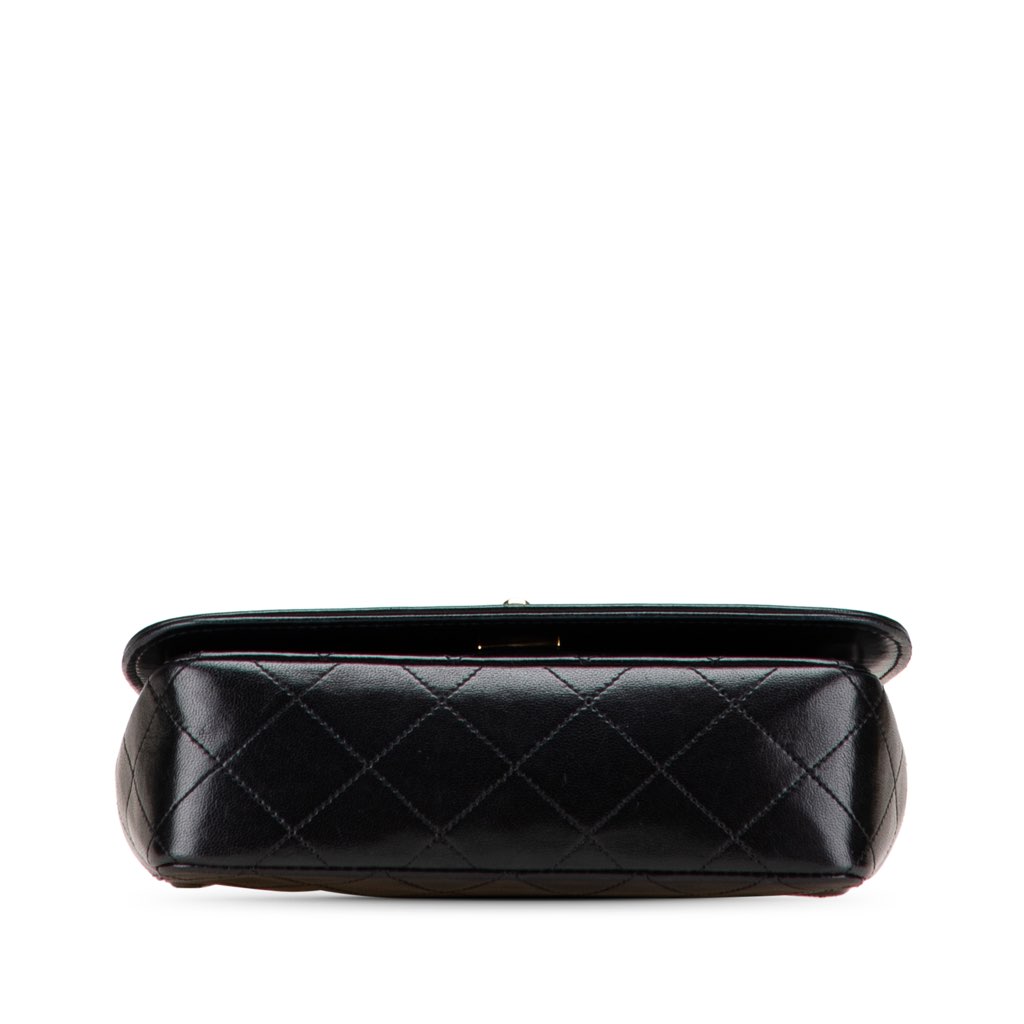 Chanel CC Quilted Lambskin Bijoux Chain Curved Full Flap - Image 6