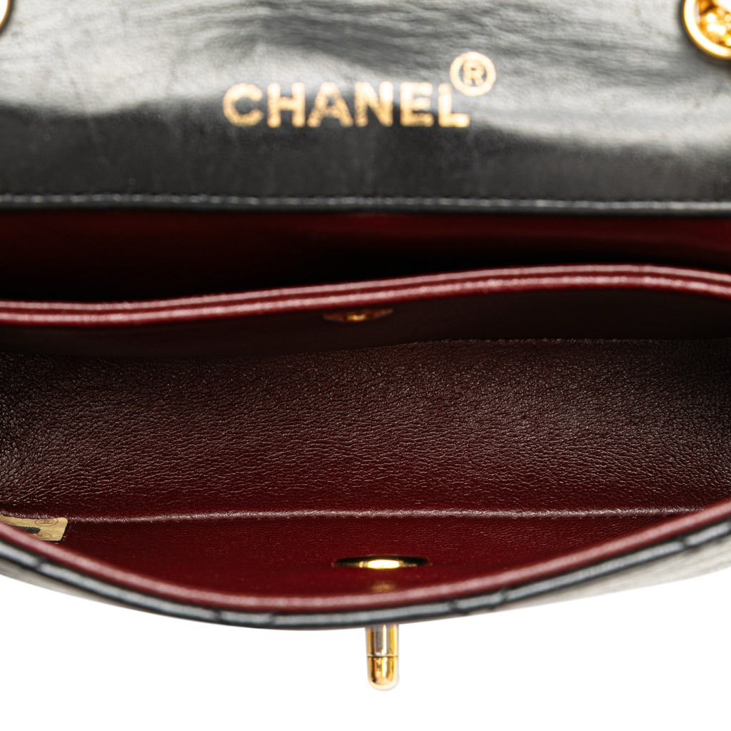 Chanel CC Quilted Lambskin Bijoux Chain Curved Full Flap - 4