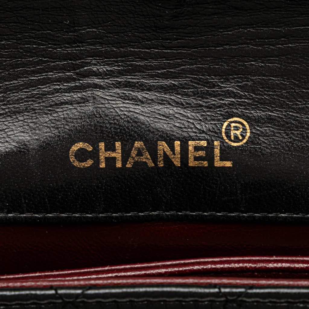 Chanel CC Quilted Lambskin Bijoux Chain Curved Full Flap - Side view