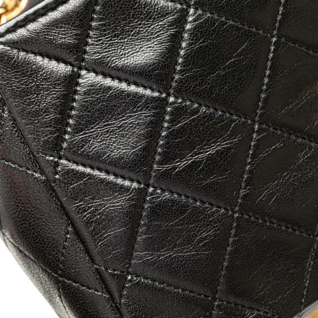 Chanel CC Quilted Lambskin Bijoux Chain Curved Full Flap - Image 11